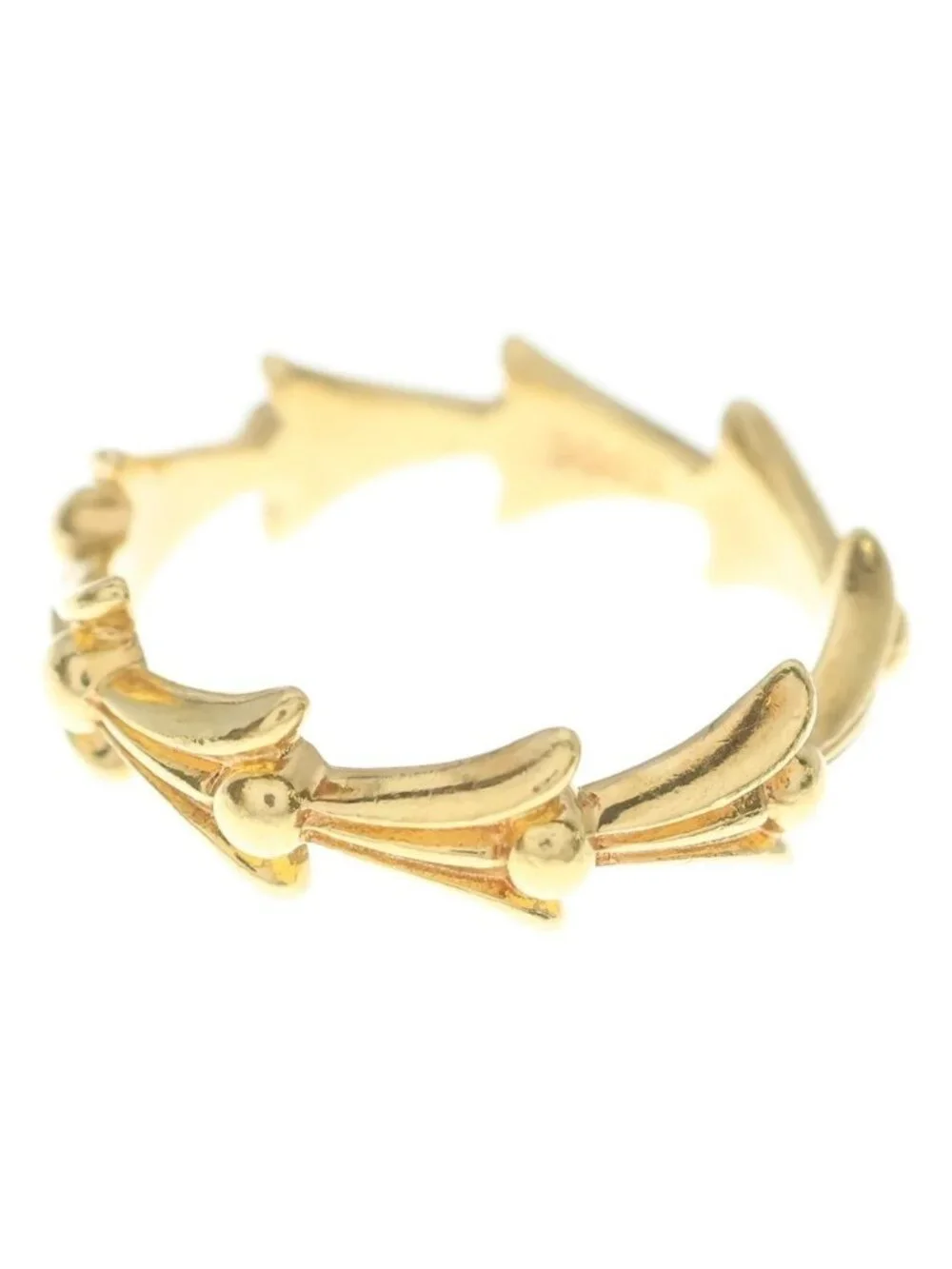 Chrome Hearts 22k Cross Tail Ring Gold